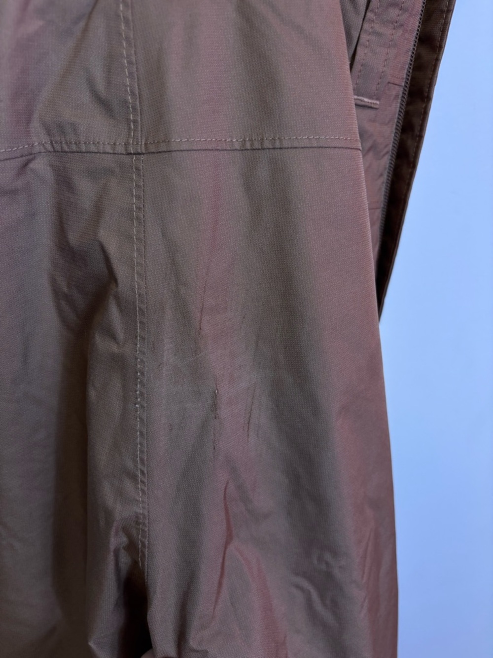 The North Face Kids Tan Bib Snow Overalls with Black Straps Youth Large - Picture 9 of 14